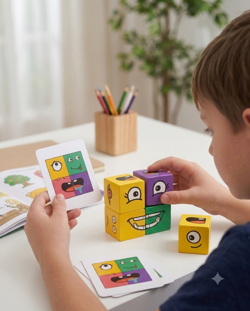 Face Change Expression Puzzle
